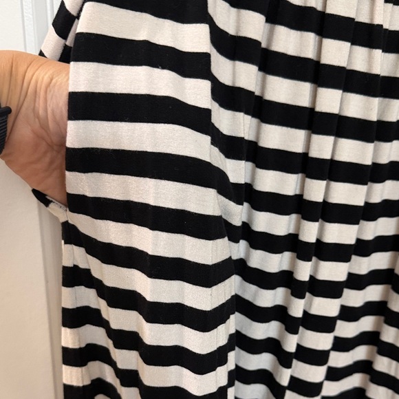 Betsey Johnson Black and White Striped Mini Dress - Picture 5 of 6